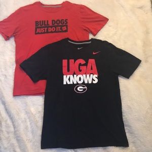 UGA Georgia Bulldogs Men’s Large Tee’s Bundle